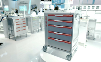 What should be paid attention to when designing a hospital emergency trolley ?