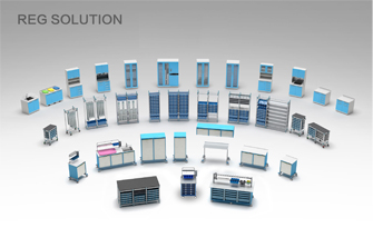The king of storage and transfer of medical equipment-REG Solution(Modular System)