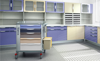 A Medical Cart with Complete Security, Organized Storage, Unlimited Design Possibilities
